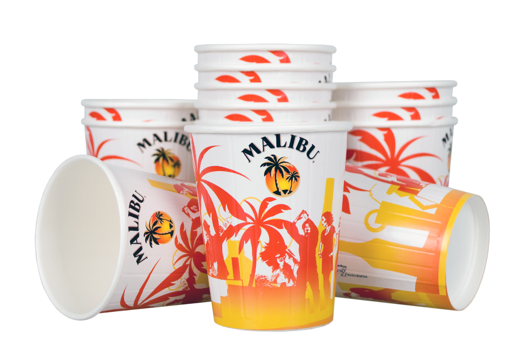 KUBKI PAPIEROWE, gobelet en carton personnalisé, custom printed paper cups