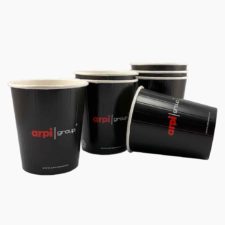 Gobelet en carton personnalisée, Custom printed paper cups, Kubki papierowe z nadrukiem indywidualnym, Pappbecher mit individuell bedruckt, Pappersmuggar med eden tryck.