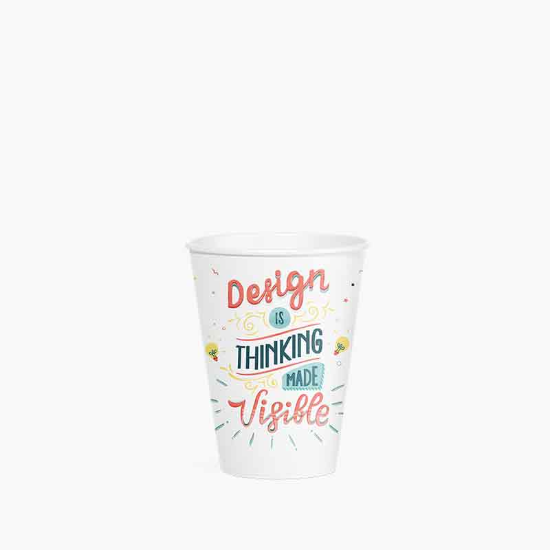 7oz-custom-printed-paper-cups KUBKI PAPIEROWE JEDNOWARSTWOWE 150/180 ML Z NADRUKIEM INDYWIDUALNYM LOGO, DRUK CYFROWY